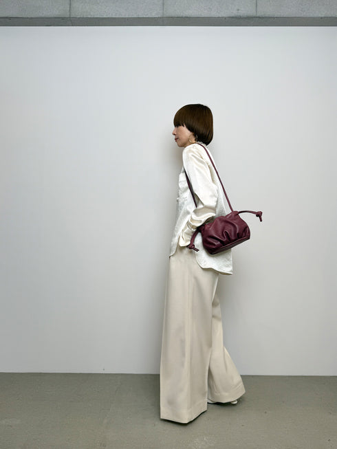 center press wide pants - virgin wool