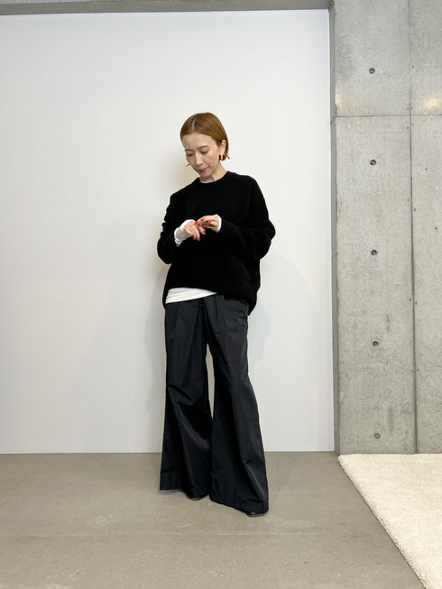 【basic line】All day long cutsew(cashmere &silk blend)(即納)