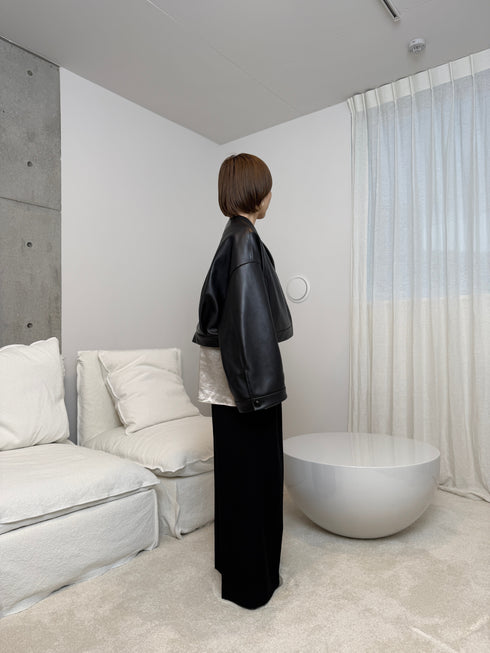 Entrefino lamb leather jacket