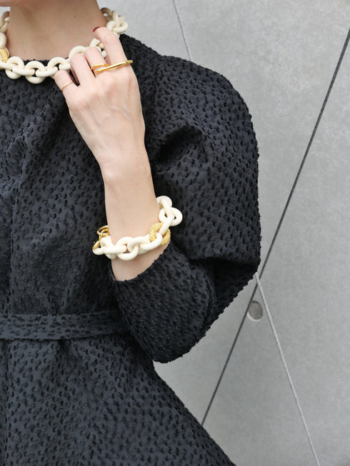 1224. jacquard form peplum top(先行予約)