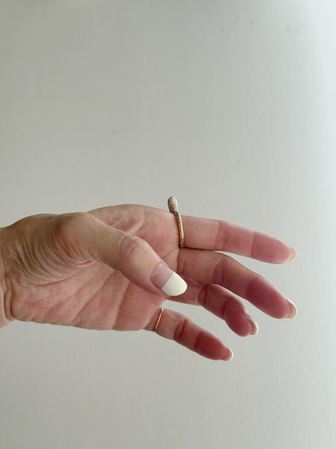 ✧ NEW ✧ N°52 smiley pave ring