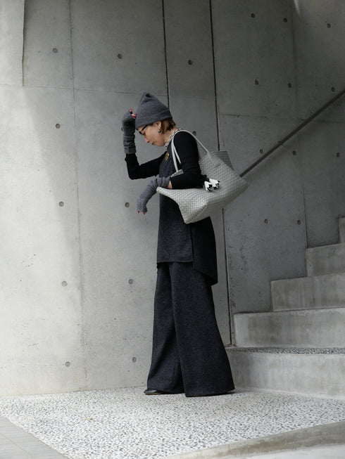 1217. light cashmere open-tip mittens(予約商品)