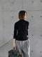1214. line rib turtle knit(予約商品)