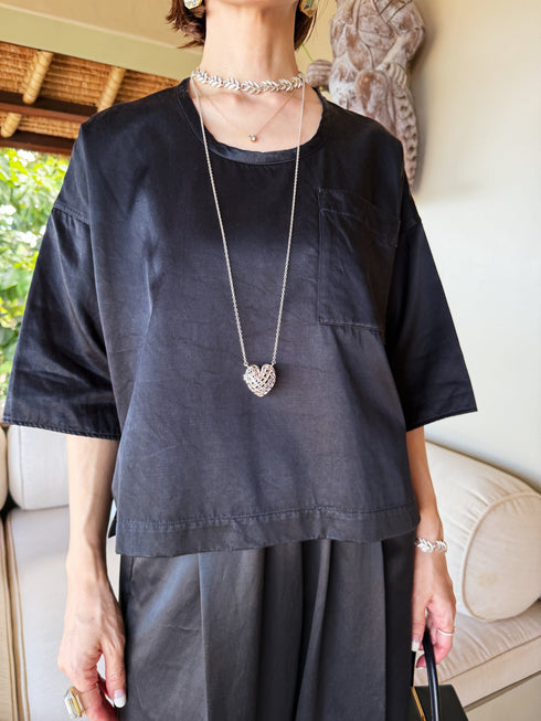 ✧ NEW ✧ cupro-cotton pullover(予約商品)