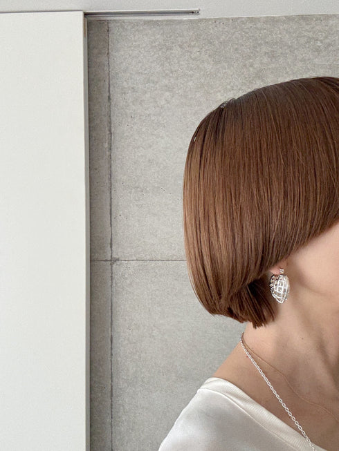 peekaboo heart hoop pierce