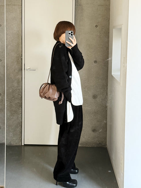 lamb leather shoulder bag