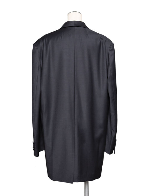 silk wool shawl collar jacket