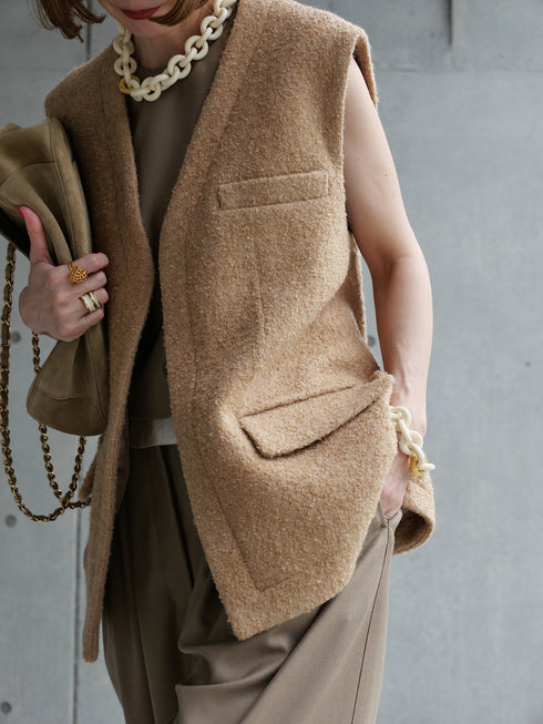 1203. back belt volume vest(予約商品)