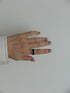 15. silver bobbin † black