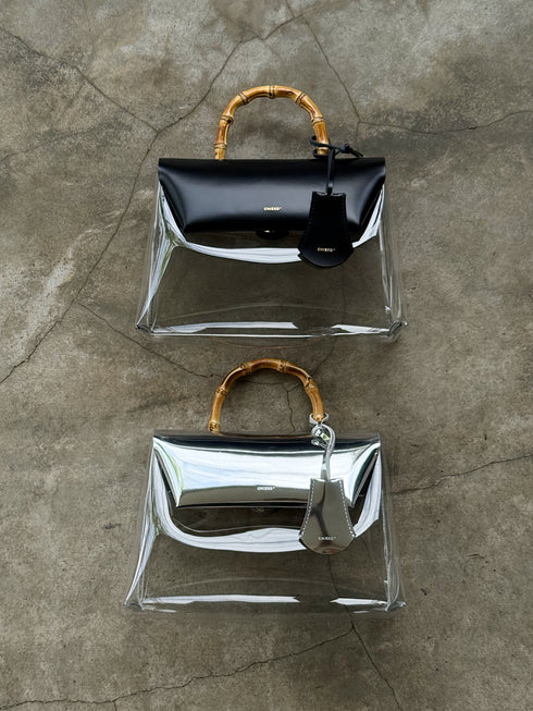 ORIGAMI- bamboo clear bag