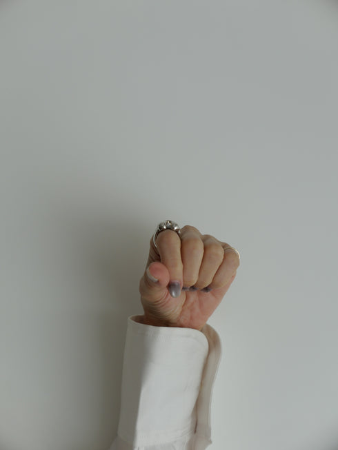 7. Big heart ring