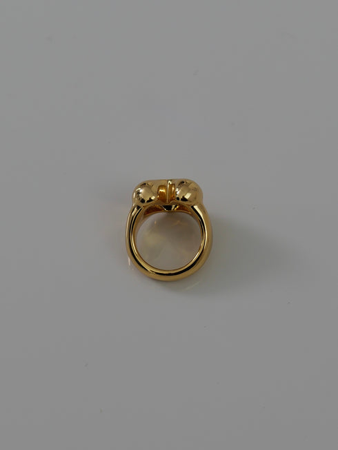 7. Big heart ring