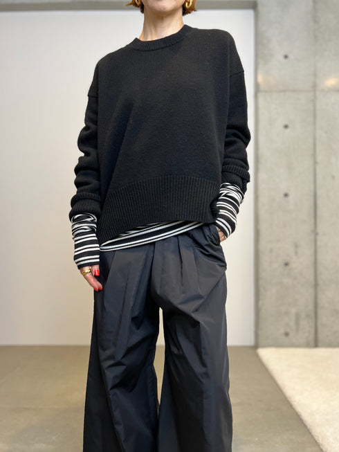 【basic line】All day long cutsew(cashmere &silk blend)(即納)