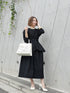 1224. jacquard form peplum top(先行予約)