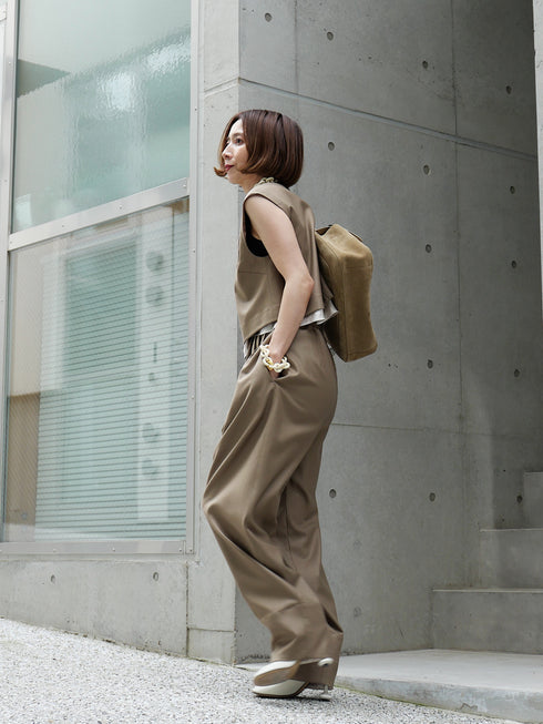 1209. smooth wool vest top(予約商品)