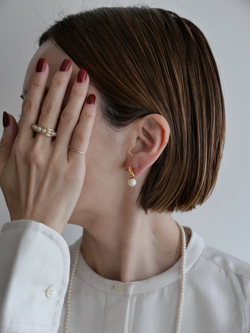 "NEW" star&pearl pierce / earring (先行予約販売)