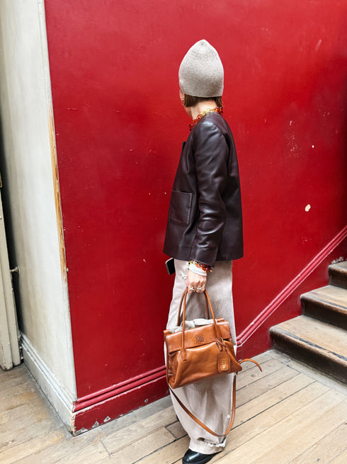 1205. Entrefino lamb leather jacket 02(予約商品)