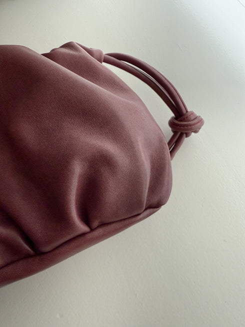 lamb leather shoulder bag