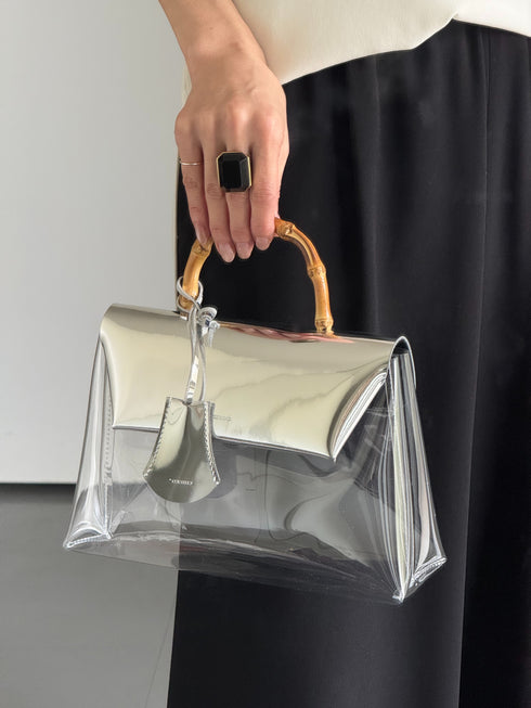 ORIGAMI- bamboo clear bag