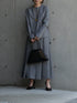 wrap pleats skirt(予約商品)