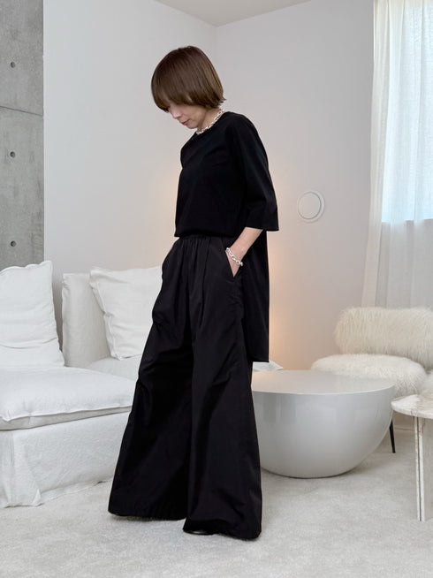 【basic line】airy wide pants(即納)