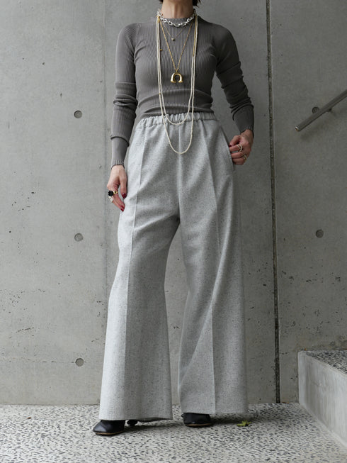 1212. soft wool easy pants(予約商品)