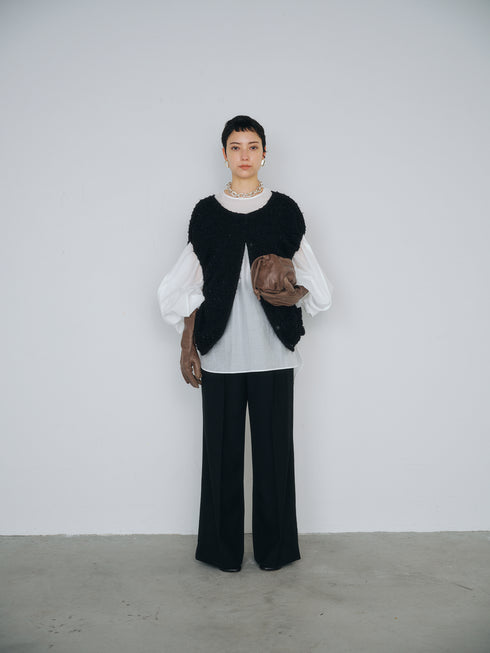 center press wide pants - virgin wool