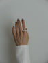 27. pyramid studs ring
