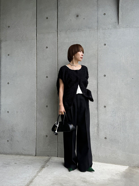 center press wide pants - virgin wool