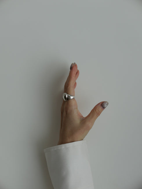 7. Big heart ring