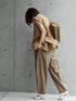 1210. smooth wool tuck pants(予約商品)