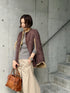 1201. Elise shearling cape jacket(予約商品)※ギフトあり