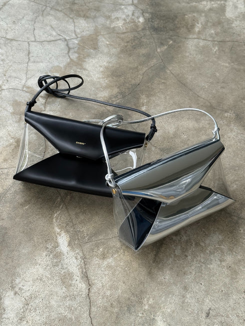 ORIGAMI- clear shoulder