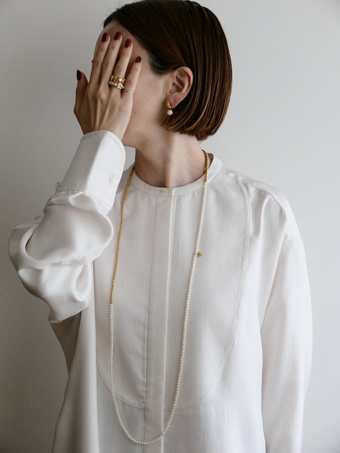 "NEW" star&pearl long necklace (先行予約販売)