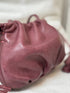 lamb leather shoulder bag