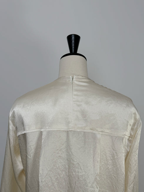 plain satin shirt