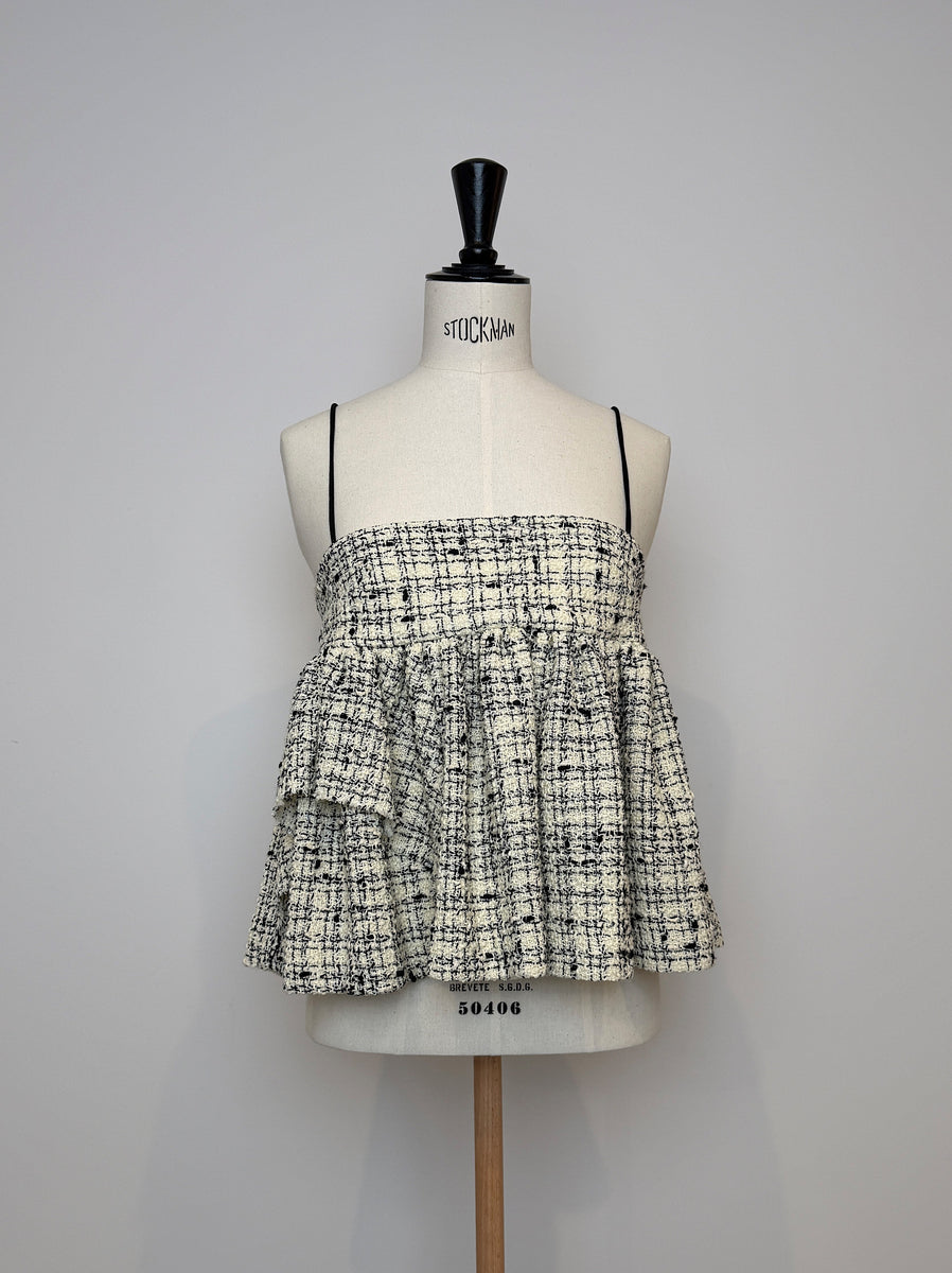 Italian tweed bustier｜CHIEKO+(チエコプラス)公式通販