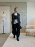 1052. silk wool shawl collar jacket