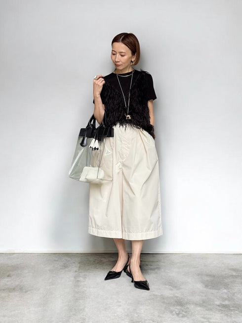 "NEW" airy wide cropped(予約商品)