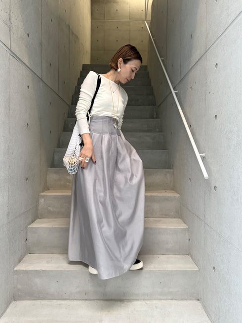 organdy maxi skirt