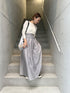 organdy maxi skirt