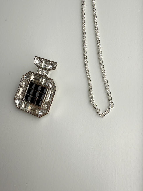 perfume brooch necklace