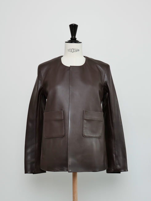 1205. Entrefino lamb leather jacket 02(予約商品)