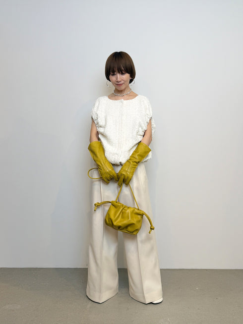 lamb leather shoulder bag