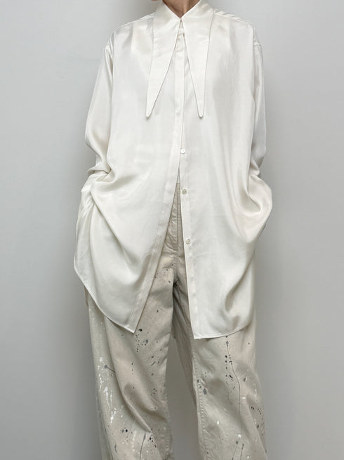 silky drape shirt(予約商品)