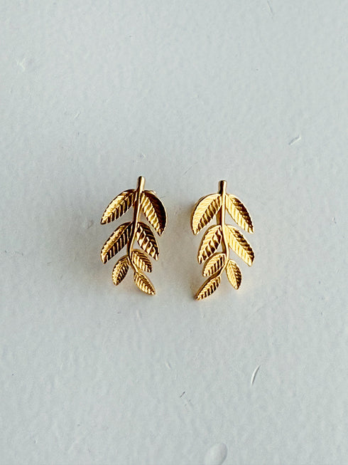 420. leaf pierce/earring