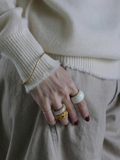 1213. luxe knit 08 cashmere essential(予約商品)