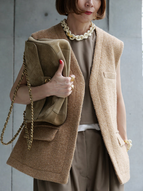 1203. back belt volume vest(予約商品)