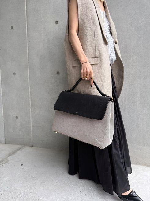 ✧ NEW ✧ rich linen jilet(予約商品)