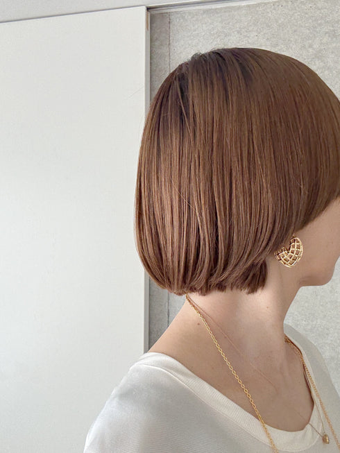 peekaboo heart hoop pierce